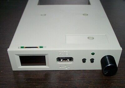 Amiga GOTEK BEIGE FLASH Floppy V3.35 Large 0.96 + PC Speaker + Rotary / New Chip