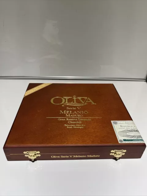 Oliva Serie V Melanio Gran Reserva Limitada Churchill Cigar Box Empty No Cigars