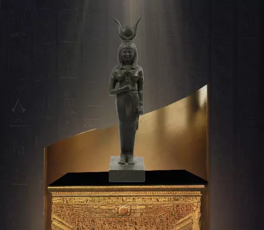 Amazing HATHOR standing -goddess of the sky, women, fertility and love