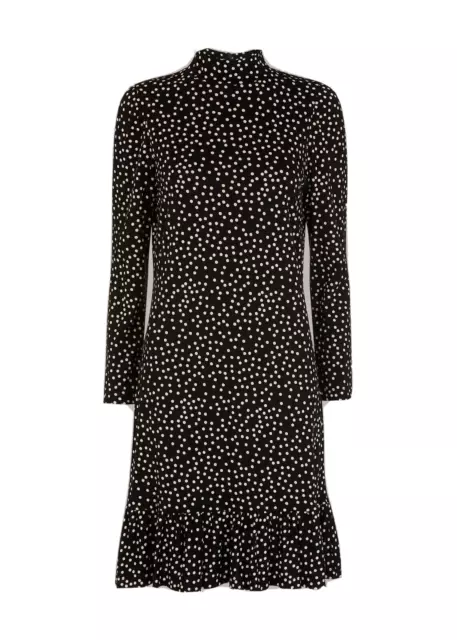 Whistles spot sales wrap jersey dress