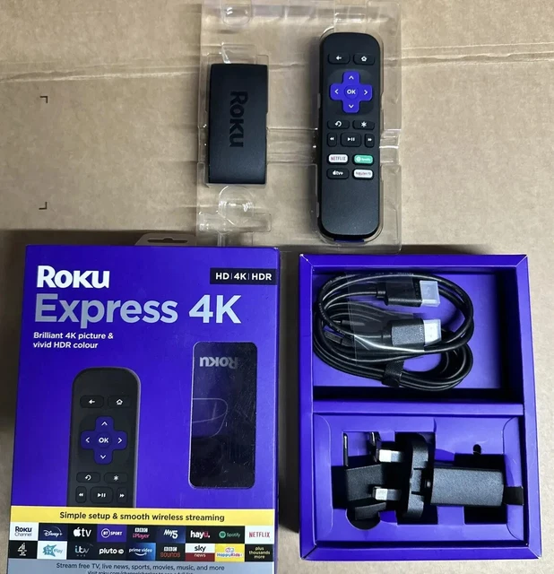 ROKU EXPRESS 4K HD Streaming Media Player £29.99 - PicClick UK