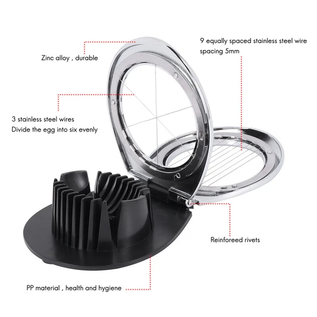 EGG SLICER, EGG Cutter Heavy Duty Slicer for Strawberry Fruit