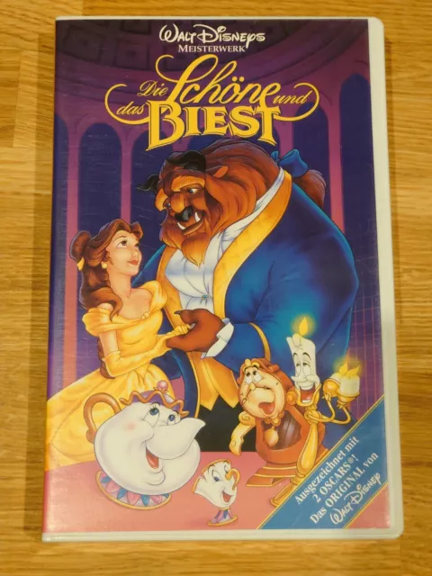 VHS Kassette Walt Disney Die Schöne und das Biest mit Hologramm 1325/25