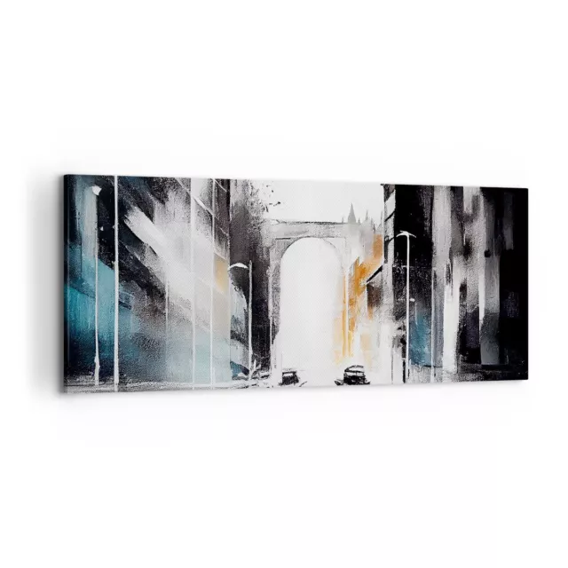 Impression sur Toile 120x50cm Tableaux Image Photo Architecture Paysage Rue