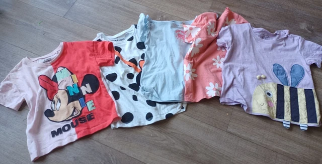 Girls T-shirt Bundle 2-3 Years Next, River Island & H&M