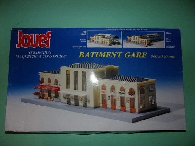 Maquette Jouef à Monter - Grande Gare Complète 1039 - Échelle HO - Neuf