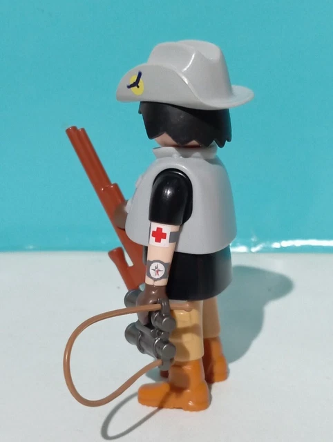 FIGURINE PLAYMOBIL CHASSEUR Chasse For??t Montage Sur Terrain Animaux EUR 6,05 - PicClick FR