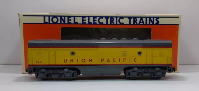 Lionel 6-8481 O Gauge Union Pacific F3 B-Unit Non-Powered Diesel Locomotive LN