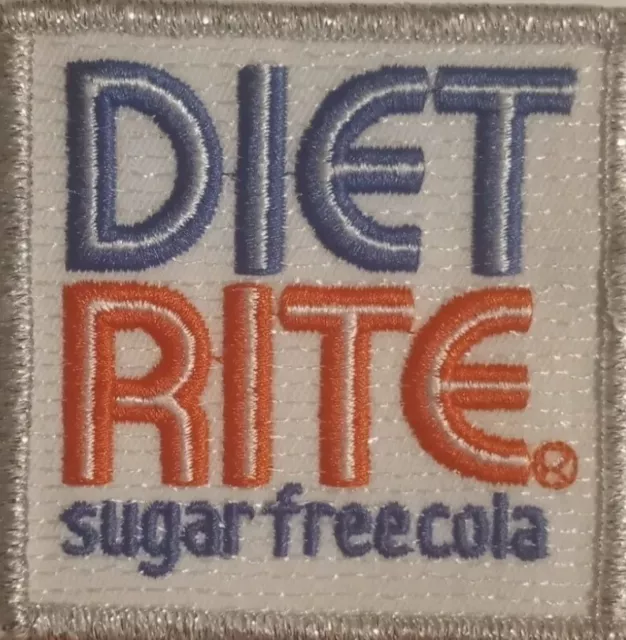 Diet Rite Sugar Free Cola embroidered Iron on patch