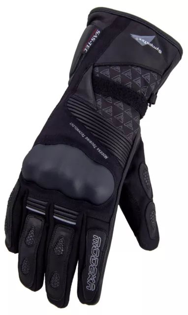 MODEKA Handschuhe PANAMERICANA schwarz CE Sympatex SAS-TEC Protektoren Motorrad