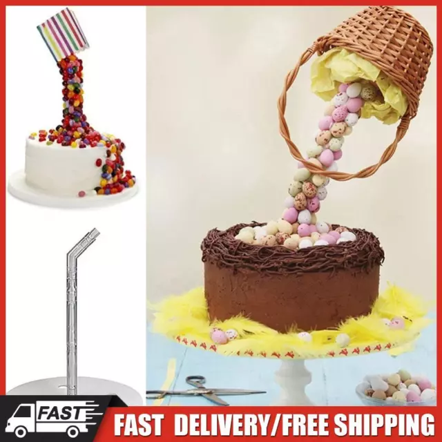 Anti Gravity Cake Pouring Kit Plastic Cake Stand Cake Support Structure Frame DE