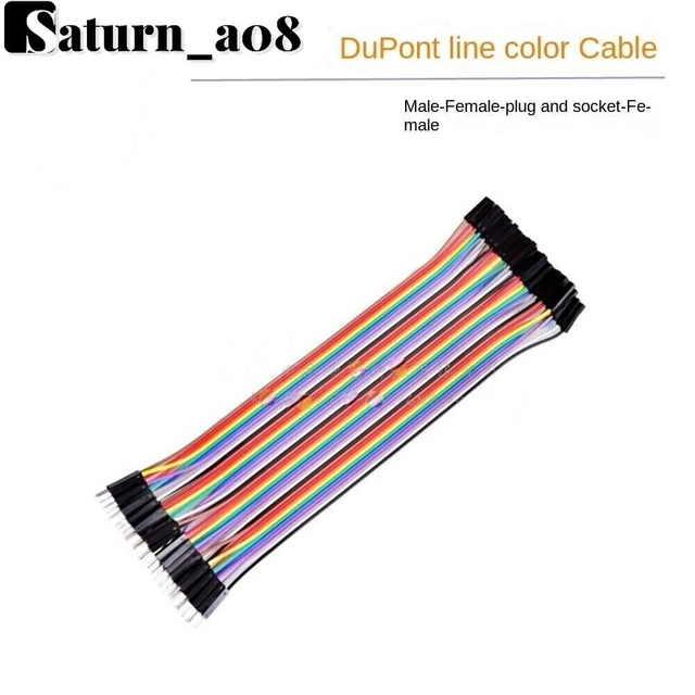 40P Colorful Dupont Cable Jumper Wire 10 20 30 40cm F-M F-F M-M For Breadboard