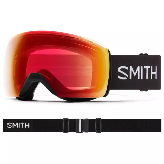 Smith Skyline XL Goggle BLACK CHROMAPOP PHOTOCHROMIC RED MIRROR 2021