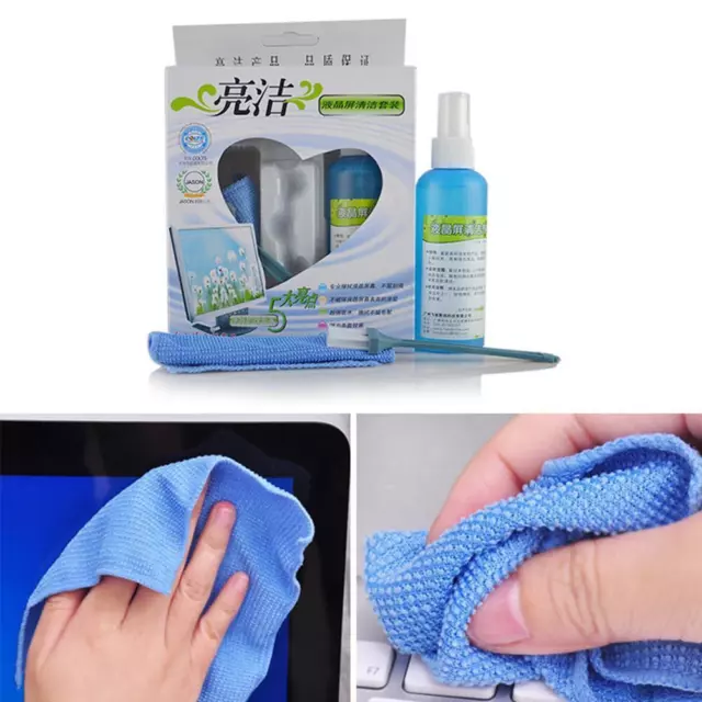 Screen Cleaning Kit For LCD, LED Plasma TV / Tablet/Lap/Computer Cleaner P6W8