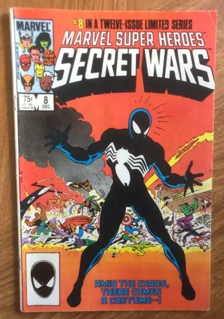 MARVEL SUPER HEROES SECRET WARS Marvel Comics lot of 10 -#1-#6, #8, #9, #11, #12