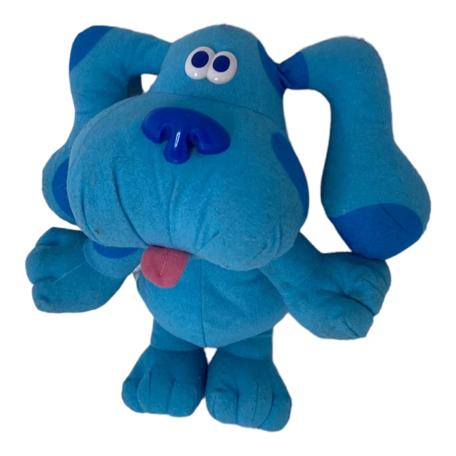 🥝 VINTAGE 1997 Tyco Blues Clues SING ALONG BLUE 12" Talking Stuffed ...