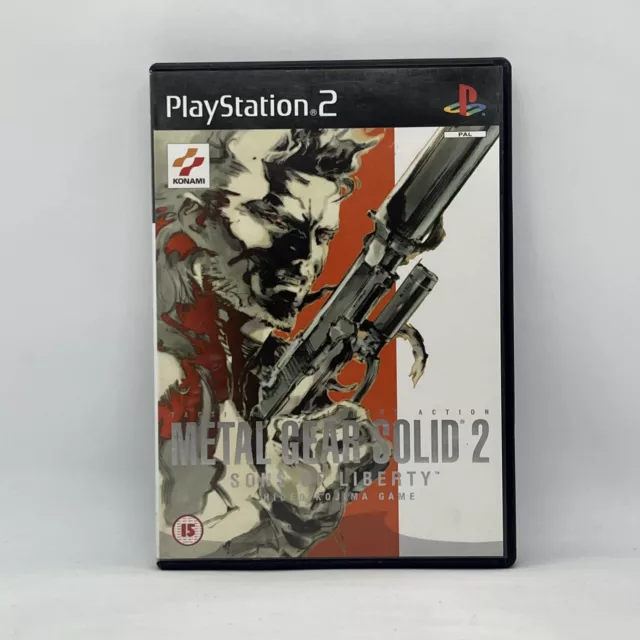 Metal Gear Solid 2 Sons of Liberty MGS PS2 Sony PlayStation Game Free Post PAL