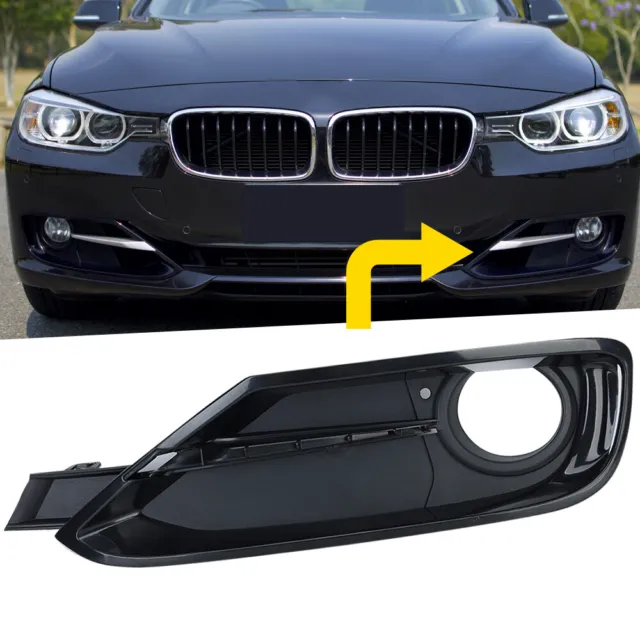 Left For BMW 3 Series F30 2013-15 Sport Line Front Bumper Fog Light Grill Cover