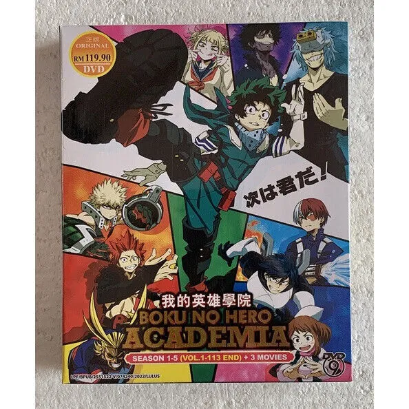 BOKU NO HERO ACADEMIA SEA 1-4 Vol.1-88 End + MOVIE + 3 OVA ANIME DVD *ENG  DUB*