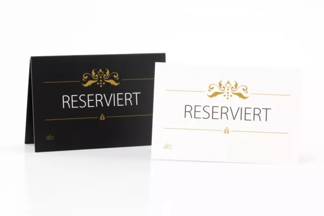Reserviert Tischkarten Tischaufsteller Namenskarte Restaurant