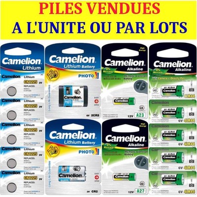 dispo : 1 2 5 10 20 50 ou 100 Camelion Piles/Battery boutons Lithium CR2032 3V CR1216 