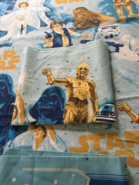 Star Wars Vintage 4 Piece Twin Sheet Set 1977-1979