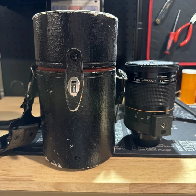 NIKON REFLEX-NIKKOR 500MM f/8 Mirror Telephoto Lens HN-27 Hood
