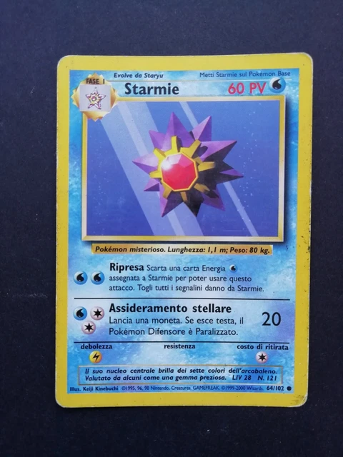 🔵 Starmie 🇮🇹ITA 🔵Set Base #64/102