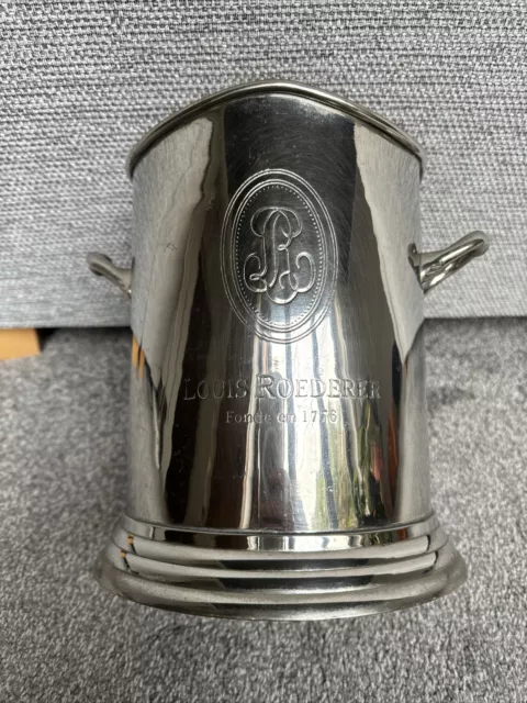 Louis Roederer Hallmarked Sterling Silver Plated Champagne Bucket