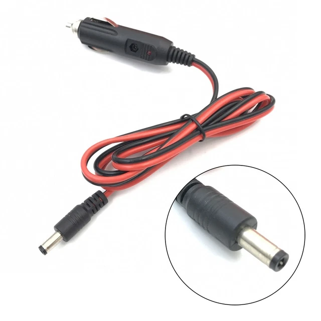 Auto Stromkabel Zubehör 1Pcs 5A Schwarz Auto Netzteil Adapter Teile