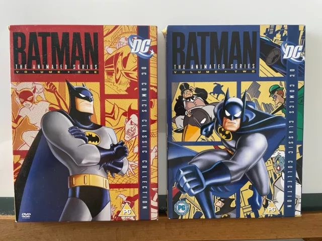 Batman the Animated Series Boxsets - DVDs - UK, Region 2 - Volumes 1 & 2