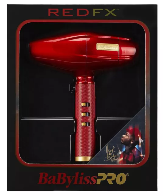 BaBylissPRO High-Performance Turbo REDFX Hair Dryer RED - BRAND NEW