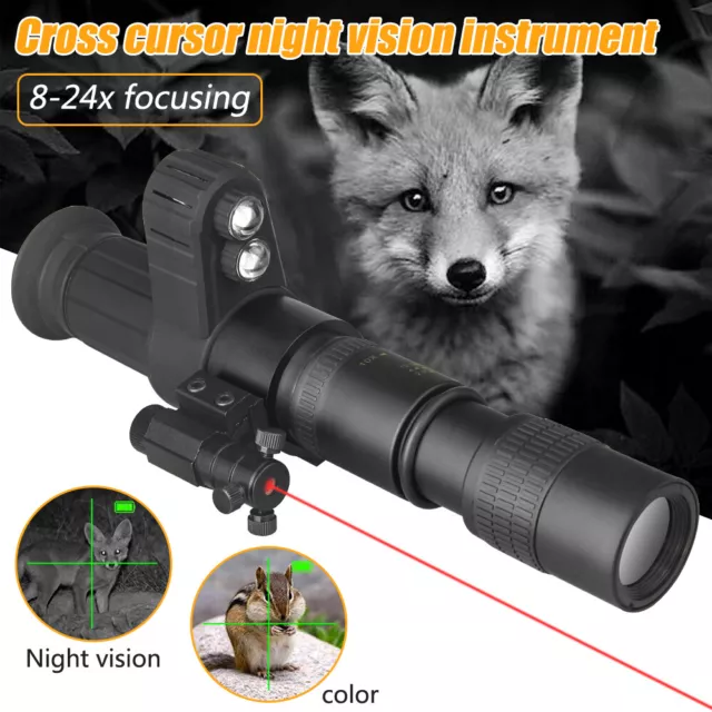 CYF-A+ crosshair 8X24 IR Night Vision 500m Visibility Monocular IR Night Vision