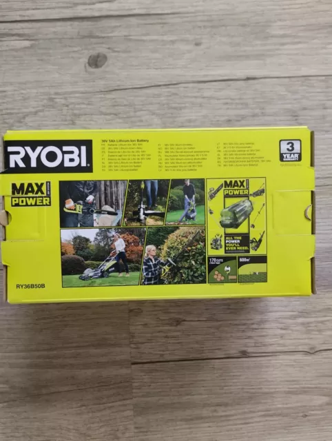 Batterie RYOBI 36V MaxPower™ - 4,0 Ah