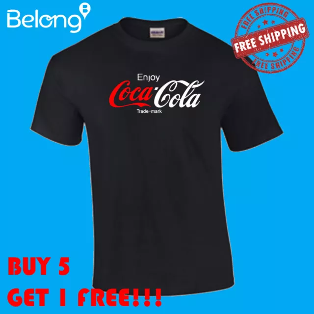 Enjoy Coca-Cola Logo Unisex T-Shirt New Tee Shirt Men's Size S-5XL USA