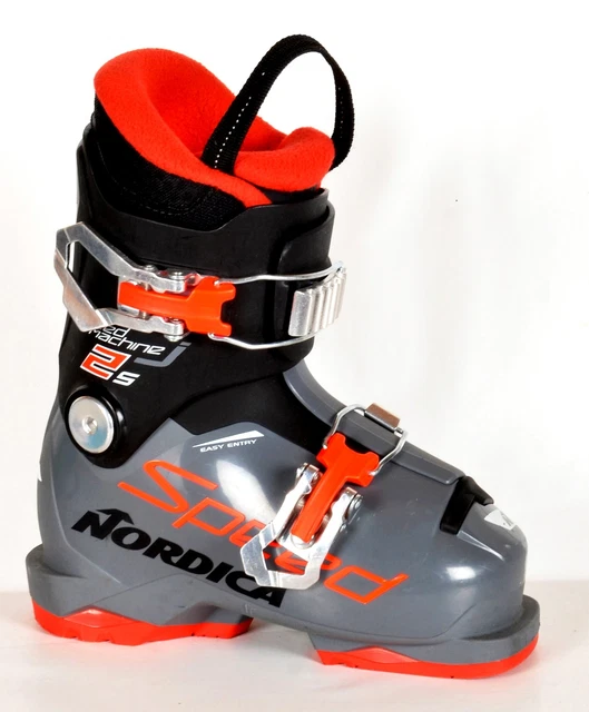 Nordica Speedmachine J2 Schwarz - Skischuhe Gebraucht Junior - Größe MP1
