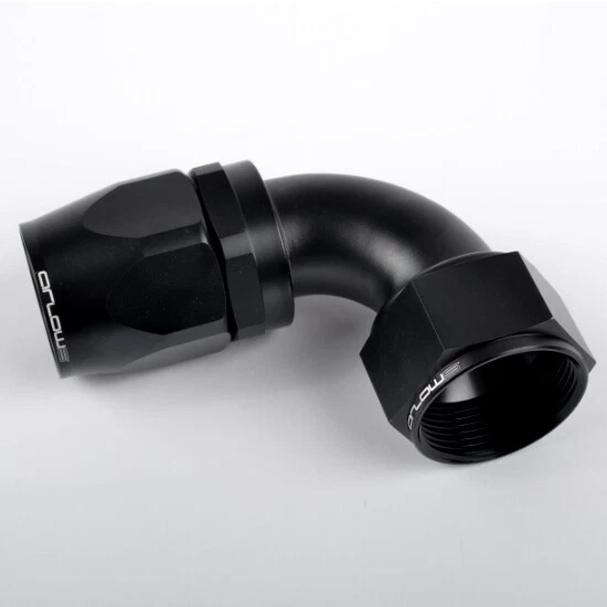 Arlows Alu Fitting Dash 16 - 90° - ( Schwarz, 1 5/16 - 12 UNF )