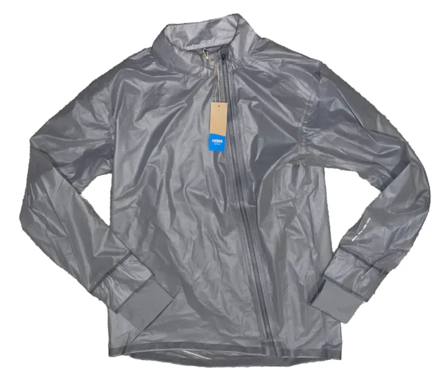 Hoka One One New Performance Shield Running Jacket Color Lunar Rock $138 Large