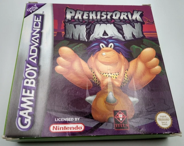 Notice / Manuel D'instructions Du Jeu GAME BOY ADVANCE - PREHISTORIK MAN - Bon état