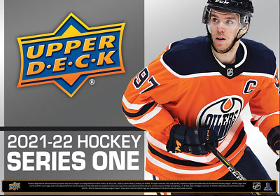 2021-22 Upper Deck Hockey Series 1 Complete 200-Card Base Set