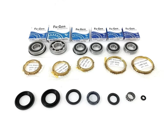 SUZUKI SAMURAI 86-95 5 Speed Manual Transmission Rebuild Kit +Synchro ...