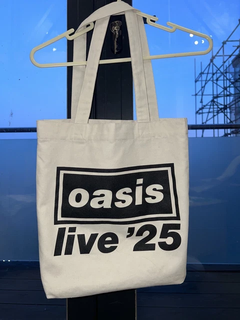 OASIS LIVE 25 Official VIP Tote Bag Oasis Wembley London