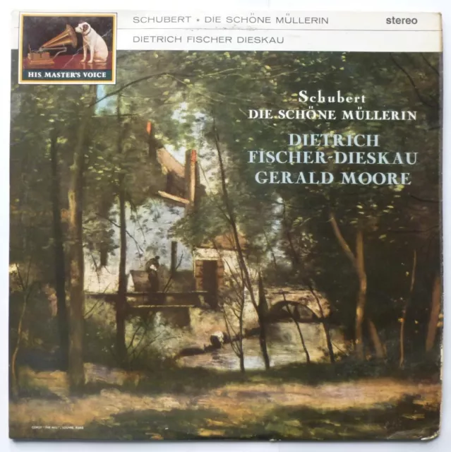 Dietrich Fischer-Dieskau Schubert Die Schonemullerin LP HMV ASD481 EX/VG 1960 se