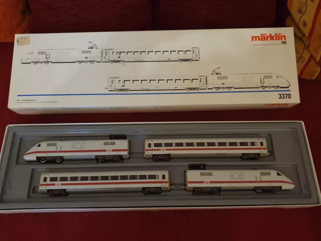 Märklin H0 3370 ICE 1  4-tlg.  gebraucht aber sehr guter Zustand in OVP.