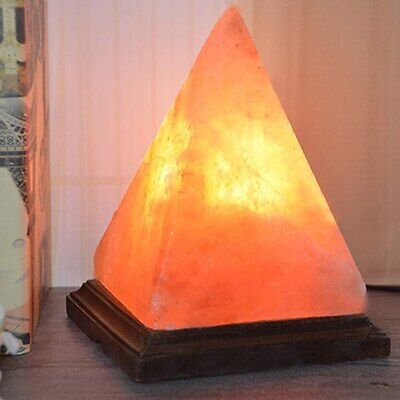 lampada di sale dell'himalaya 2-6 KG con base in cedro + filo e lampadina forme