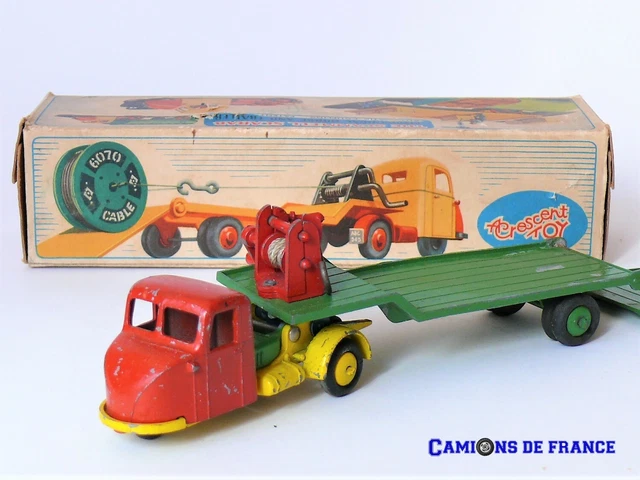 Budgie Toy SB - Scammell Scarab Semi-remorque British Railways - Échelle 1:60 - Bon état Sans Boîte