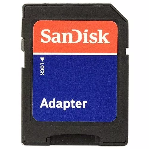 SanDisk microSD Micro SD to SD SDHC Memory Card Adapter Reader