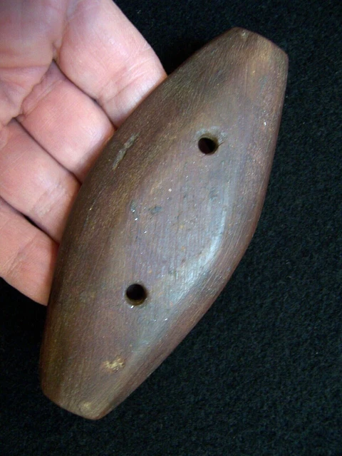 Authentic Red/Black Slate Gorget From The David Root, William Teill Collections