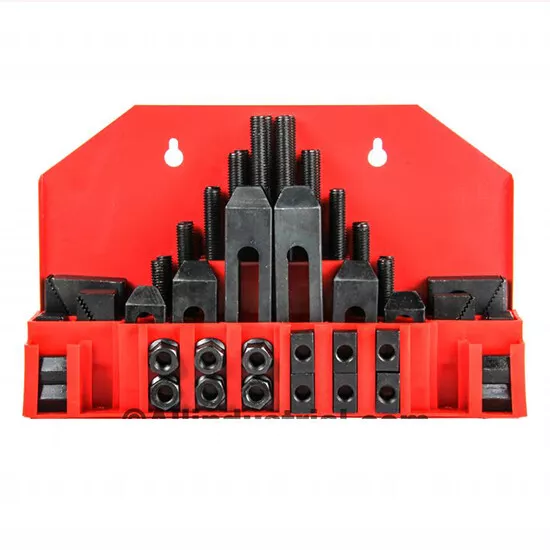 58 Pc Pro-Series 5/8" T-Slot Clamping Kit Bridgeport Mill Set Up Set 1/2-13