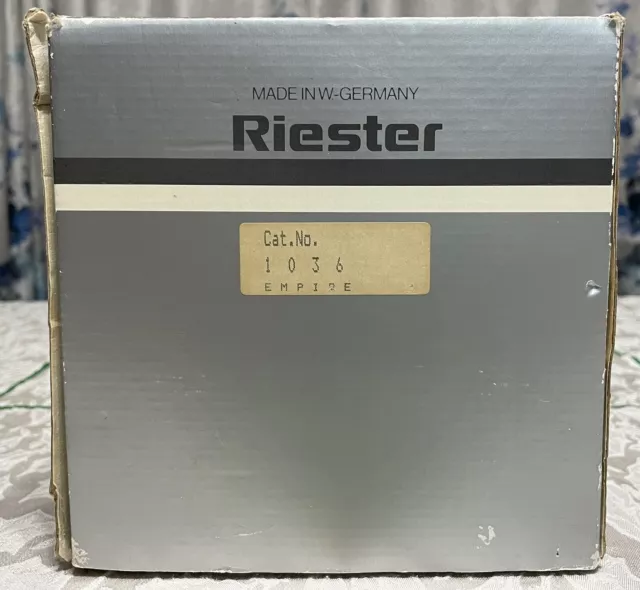 Vintage Riester Empire Sphygmomanometer New In Box Vintage Riester Empire Sphygmomanometer New In Box